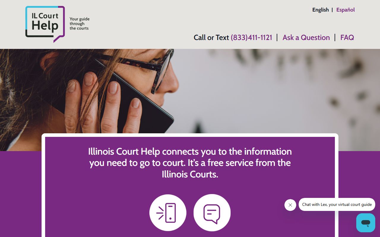 Illinois Court Help portal for civil court assistance and resources